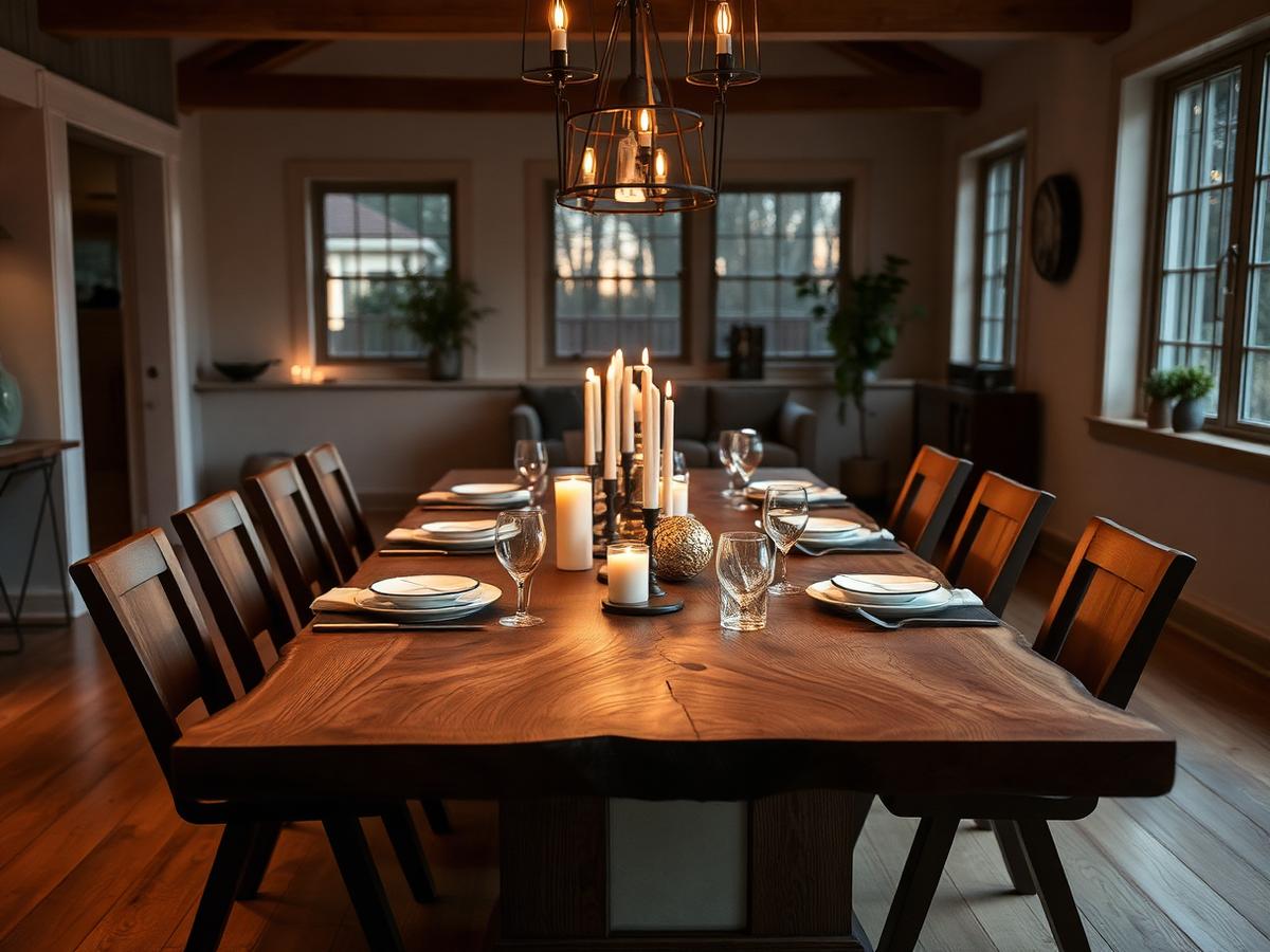 Black Walnut — The Farmhouse — set for a slow dinner in a Vermont farmhouse.